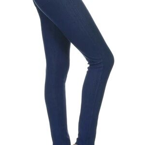 Leggings Depot Women's Navy Skinny Pants
